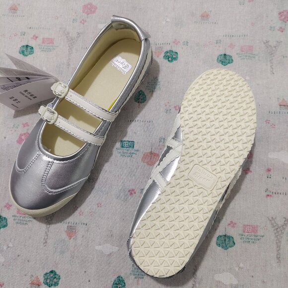 Onitsuka Tiger Mexico 66 Ballerina in Silver - Picture 2 of 6